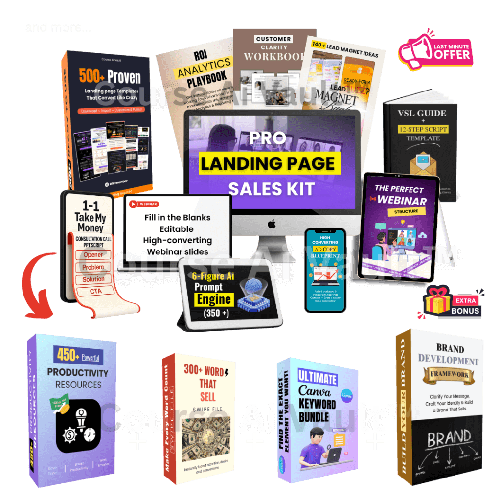 Pro Landing page kit 2